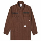 WTAPS Men's 17 Shirt Jacket in Brown