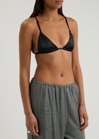 Toteme Satin Soft-cup bra Black