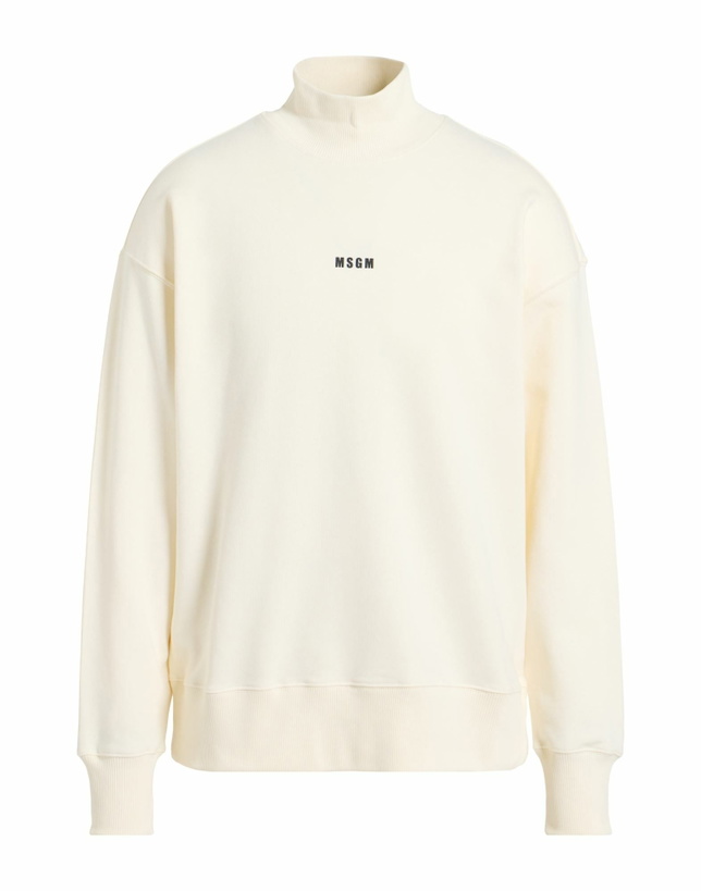 Photo: Msgm Mens Sweatshirt Cream