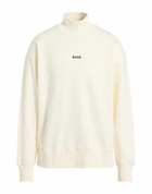 Msgm Mens Sweatshirt Cream