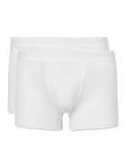 Zegna - Two-Pack Stretch-Cotton Boxer Briefs - White