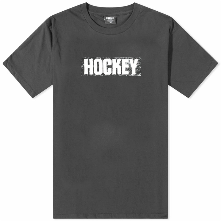 Photo: HOCKEY Men's Sticker Logo T-Shirt in Black