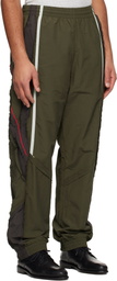 Martine Rose Khaki Layered Track Pants