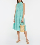 Lisa Marie Fernandez - Erica linen-blend gauze midi dress