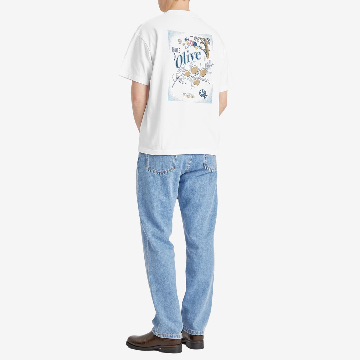 Percival Men's Ricette Oversized T-Shirt in White