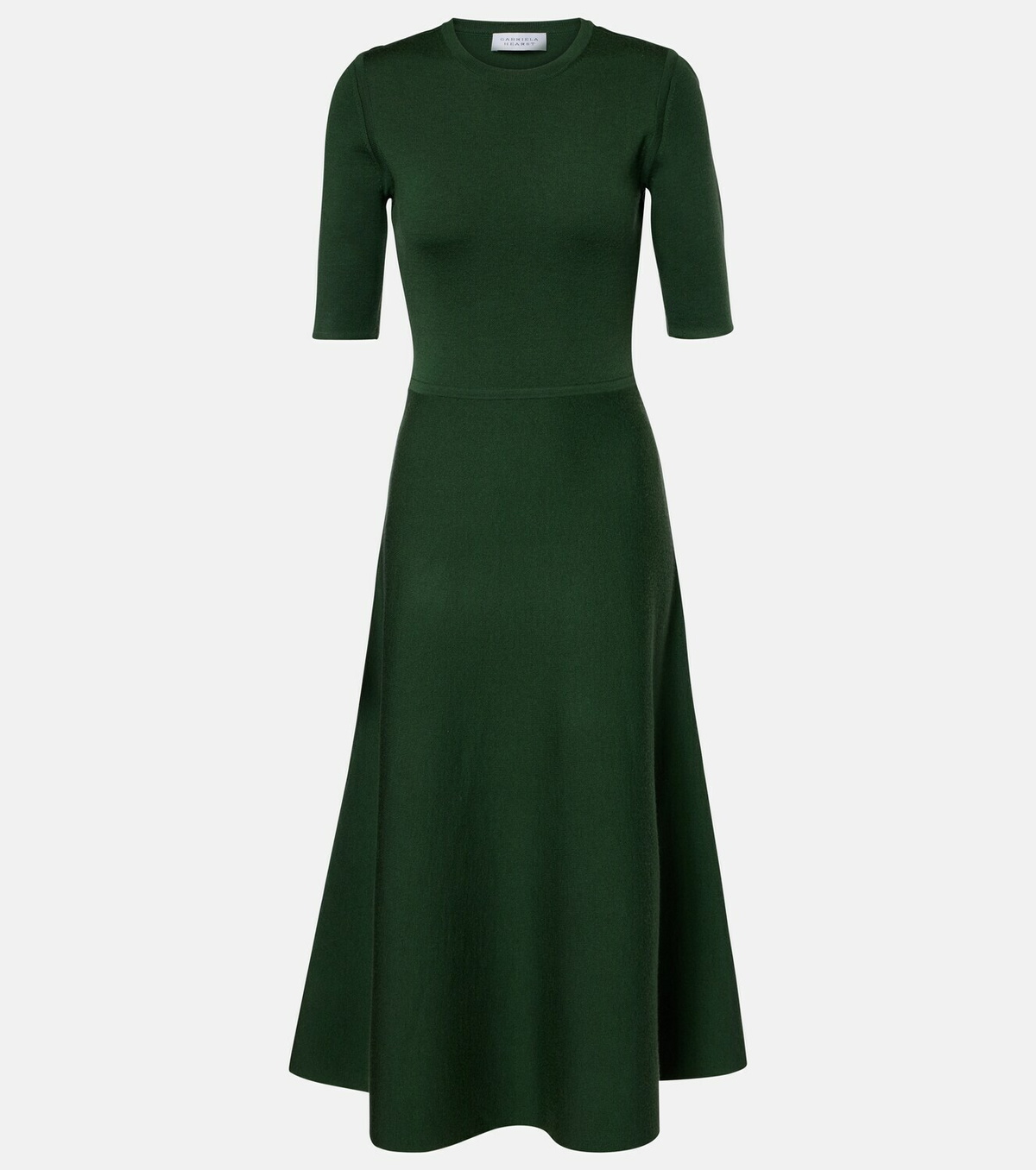 Gabriela Hearst Seymore wool, cashmere, and silk midi dress