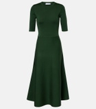 Gabriela Hearst Seymore wool, cashmere, and silk midi dress