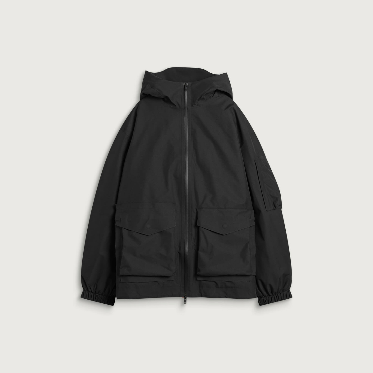 Y-3 Men's GTX Padded Hooded Jacket. in Black