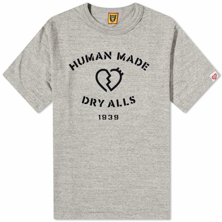 Photo: Human Made Men's Military Logo T-Shirt in Grey