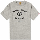 Human Made Men's Military Logo T-Shirt in Grey