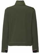 MONCLER GRENOBLE Logo Stretch Tech Zip-up Cardigan