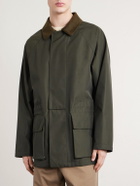 Loro Piana - Horsey Leather-Trimmed Storm System® Tech-Shell Field Jacket - Green