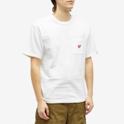 Human Made Men's Tiger Pocket T-Shirt in White