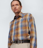 Auralee - Checked wool shirt