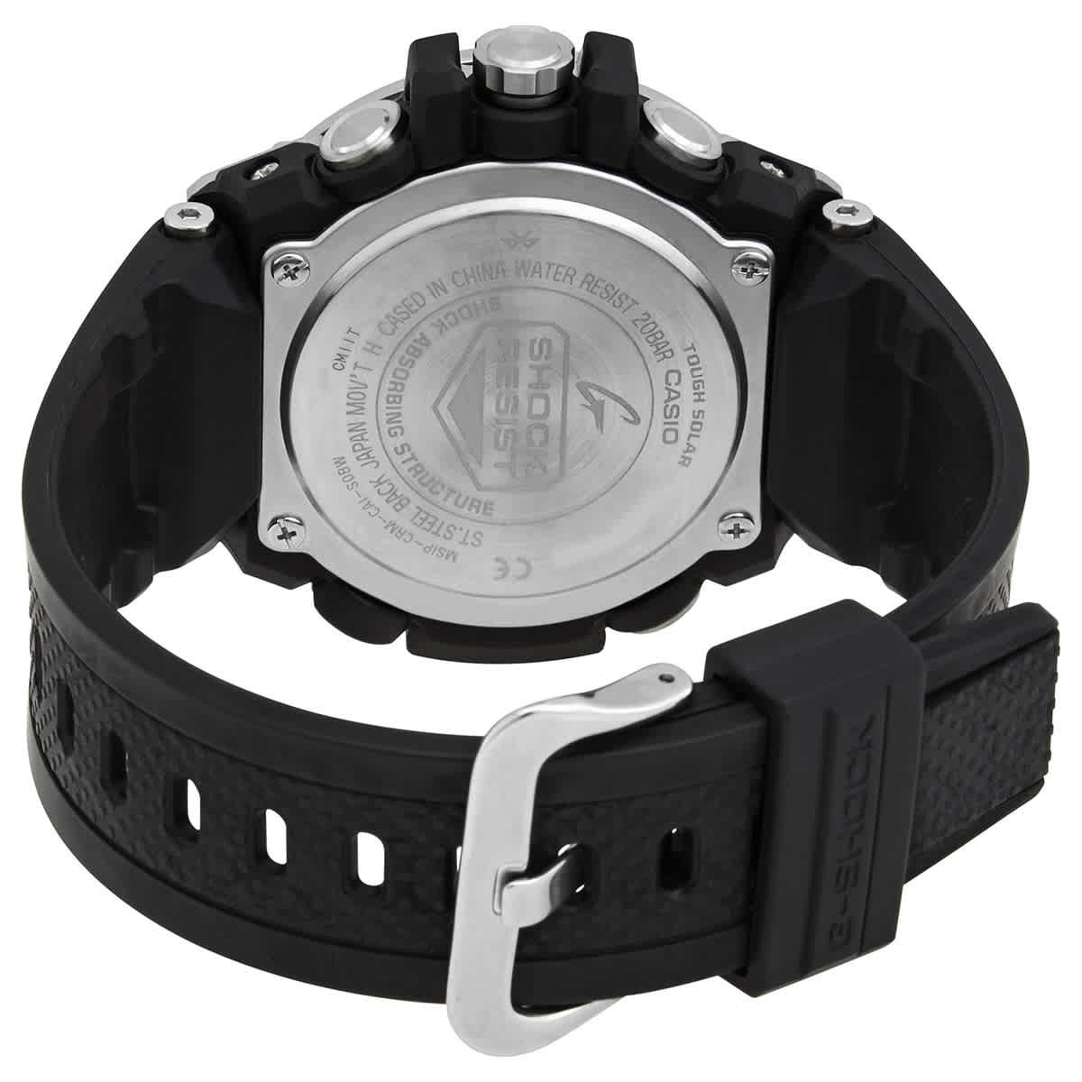 Casio G-Shock Youth Alarm Chronograph Quartz Black Dial Mens Watch GSTB100-1A