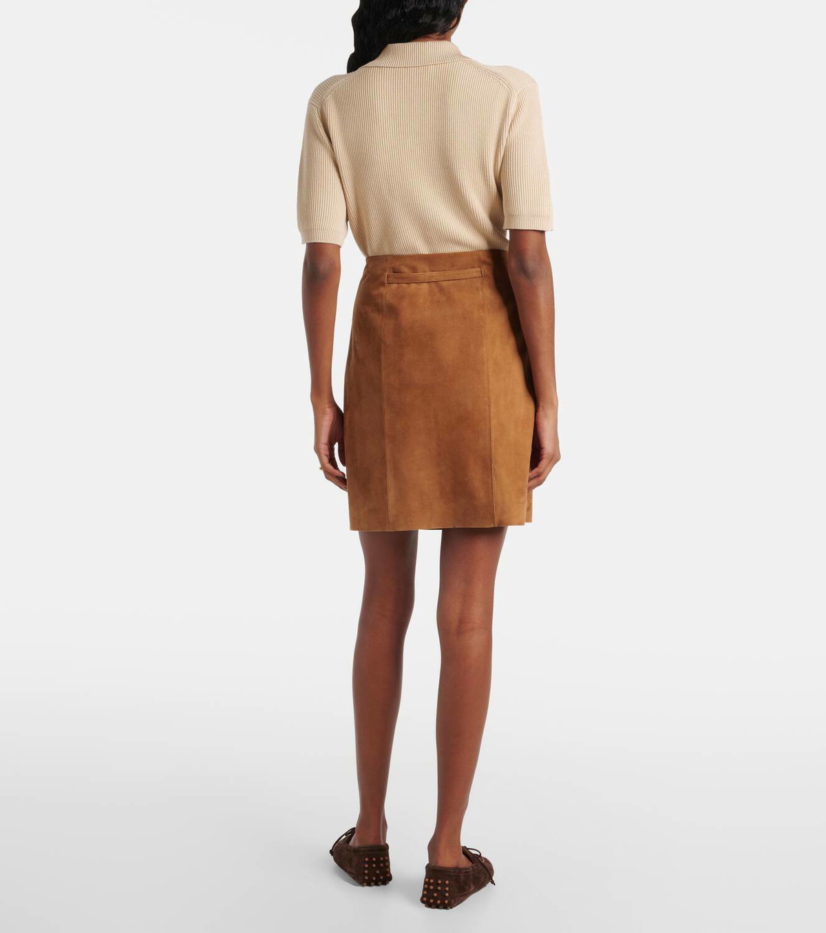 Vince Suede miniskirt