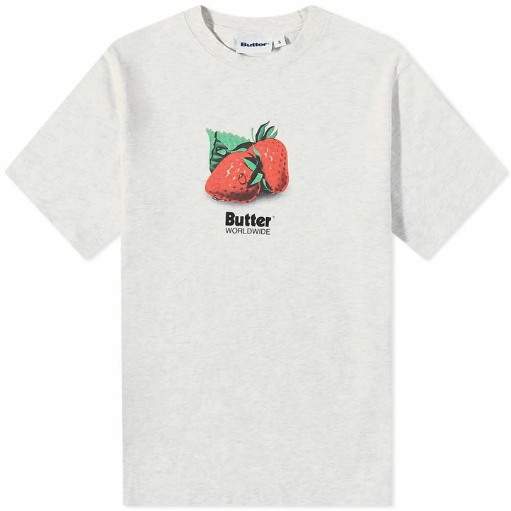 Photo: Butter Goods Men's Berries T-Shirt in Ash Grey