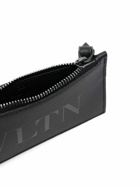 VALENTINO GARAVANI - Vltn Leather Zipper Card Holder