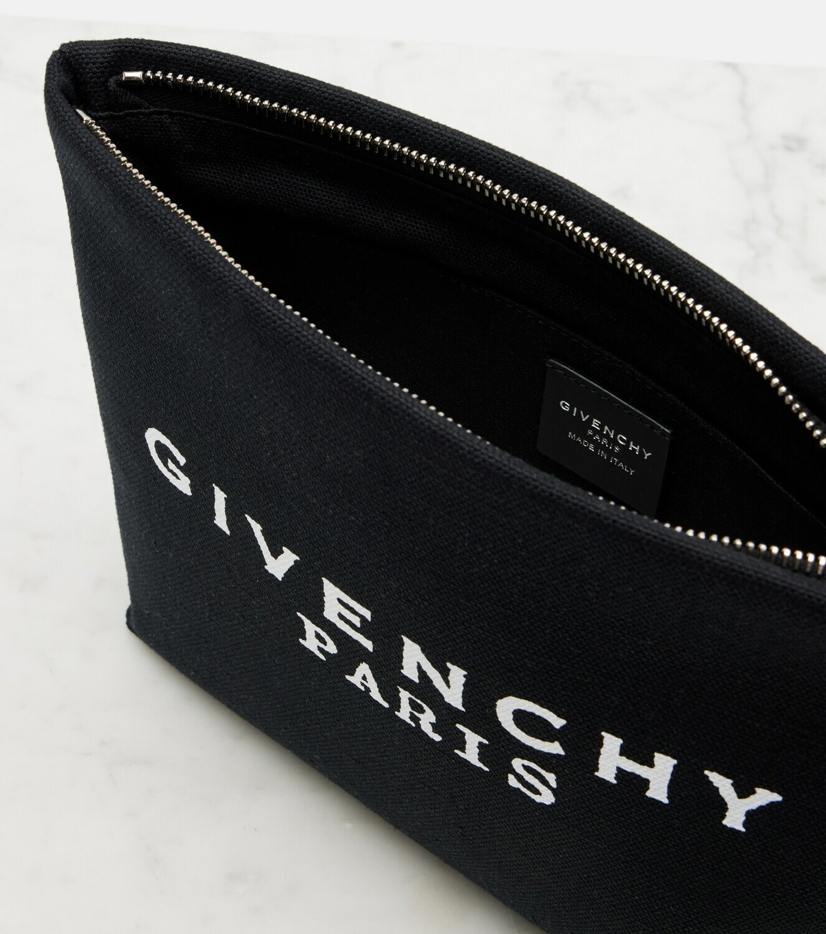 Givenchy Logo canvas pouch