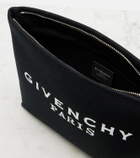 Givenchy Logo canvas pouch