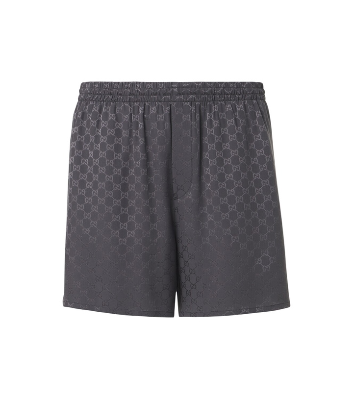 Photo: Gucci GG silk jacquard shorts