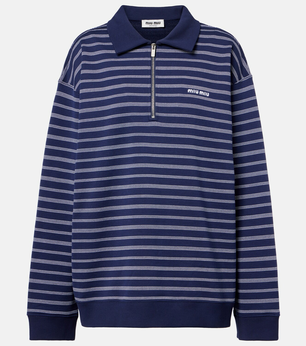 トップス mi Denim Blue Solid Hillcrest Quarter Zip | Mizzen+Main