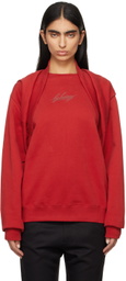 Martine Rose Red Celebration Sweatshirt