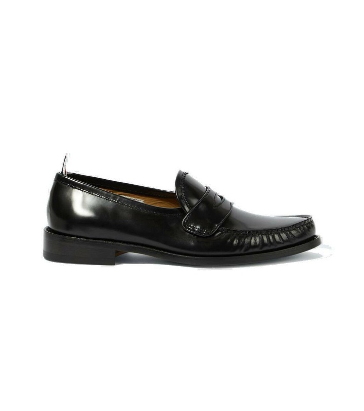 Photo: Thom Browne Leather penny loafers