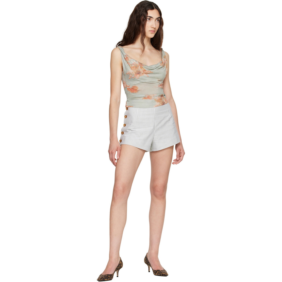 Vivienne Westwood Green Anna Tank Top