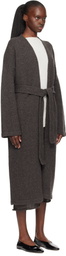 Lauren Manoogian Gray Long Open Cardigan