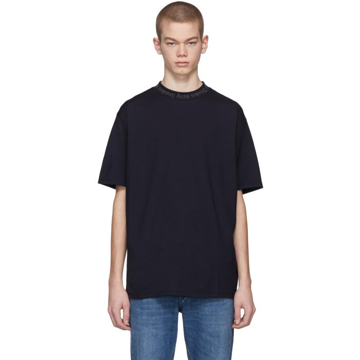 Photo: Acne Studios SSENSE Exclusive Navy Navid T-Shirt