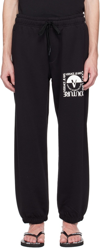 Photo: Versace Jeans Couture Black Bonded Lounge Pants