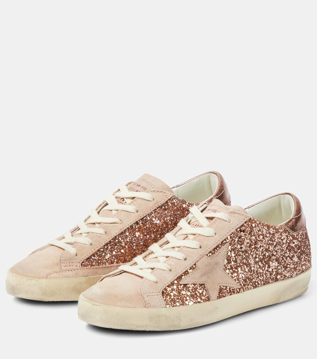 SNEAKERS IN GLOSSY GOLDEN LAMBSKIN main image 0