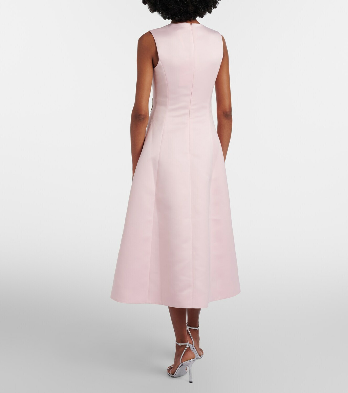 Leo Lin Floral-appliqué cocktail dress
