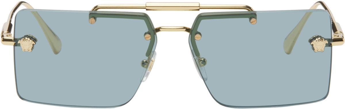 Versace Gold Medusa Glam Sunglasses Versace display picture 2