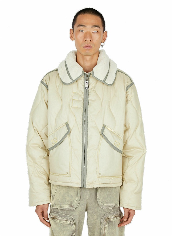 Photo: Petrit Quilted Jacket in Cream