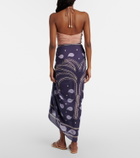 Johanna Ortiz Printed cotton beach cover-up