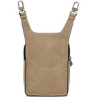 Amiri Beige Suede Hip Pouch