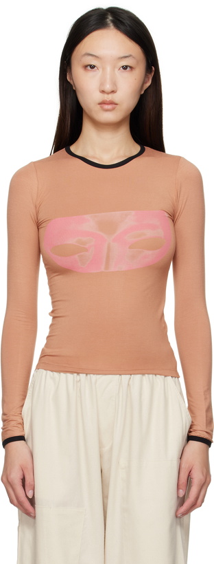Photo: Baserange Beige Alloy Long Sleeve T-shirt