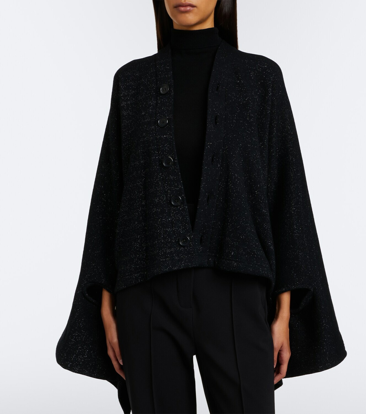 Junya Watanabe Draped wool and cotton-blend cardigan