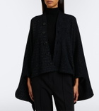 Junya Watanabe Draped wool and cotton-blend cardigan