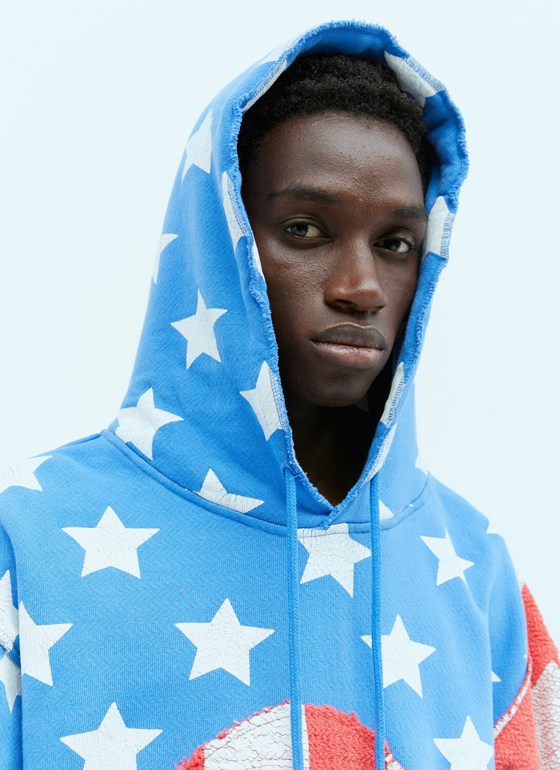 ERL Stars And Stripe Swirls Hooded Sweatshirt