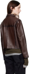 Stand Studio Brown Estrid Leather Jacket