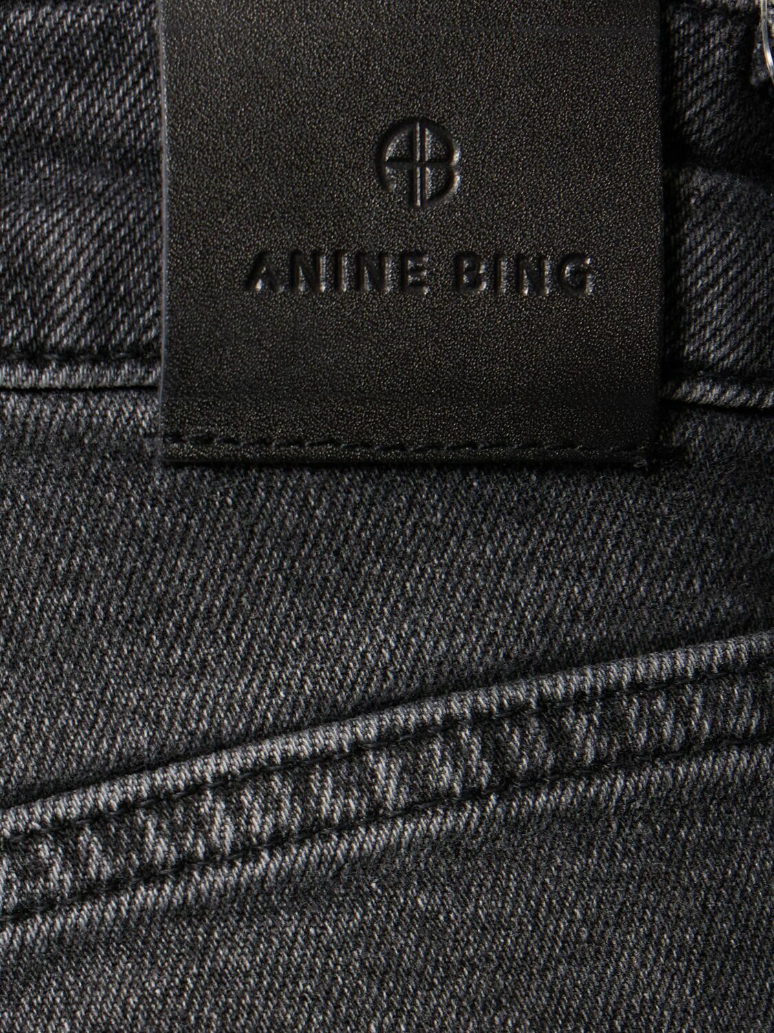 ANINE BING - Beck Stretch Cotton Straight Jeans ANINE BING