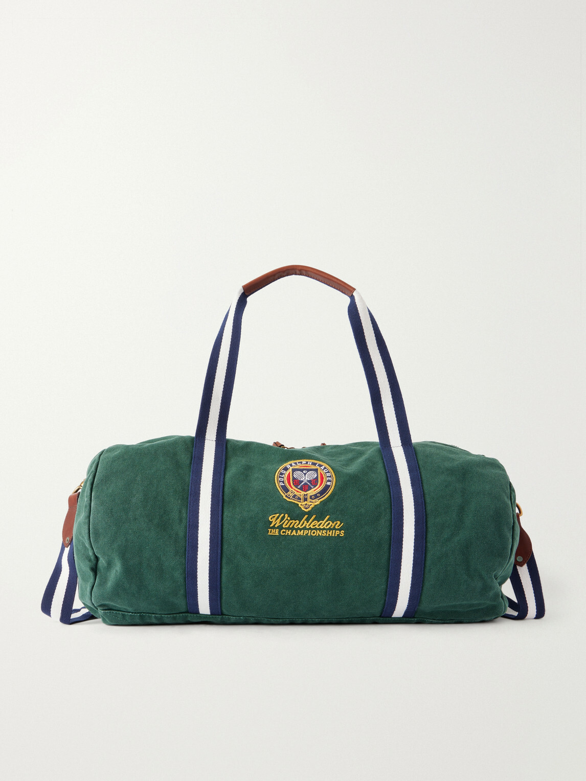 Polo Ralph Lauren - Wimbledon Embroidered Cotton Duffle Bag