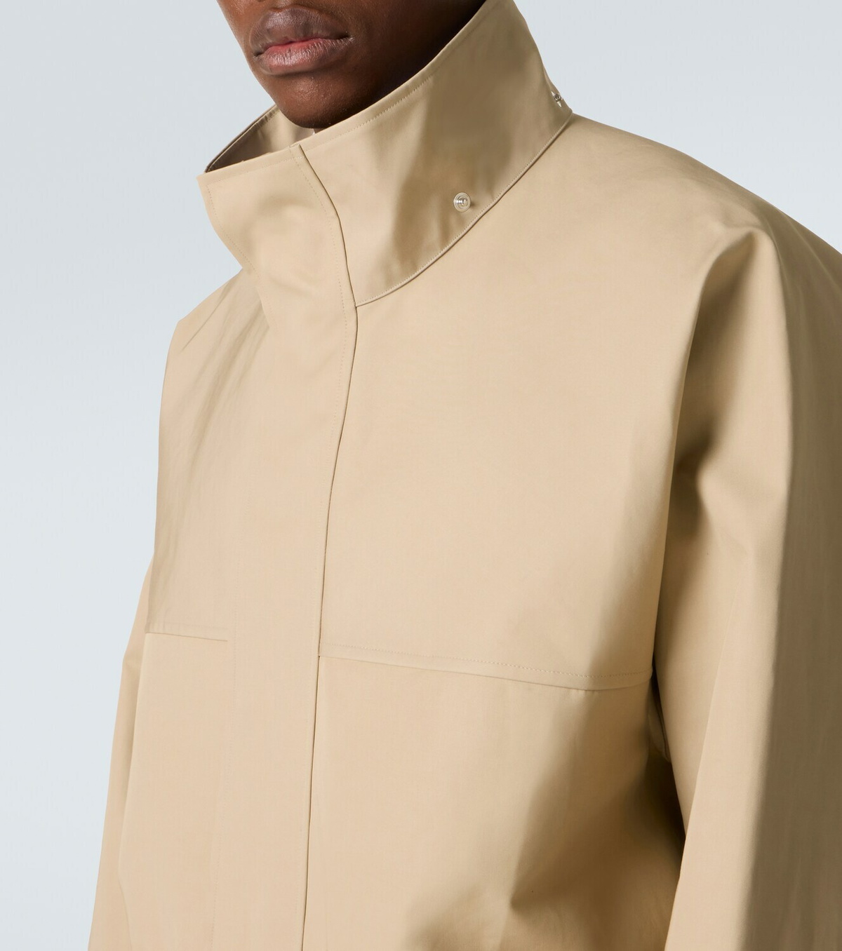 Auralee Hooded cotton gabardine jacket Auralee