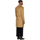 Balmain Tan Double-Breasted Coat