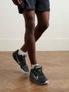Nike Tennis - NikeCourt Air Zoom Vapor 11 Rubber-Trimmed Mesh Tennis Sneakers - Black