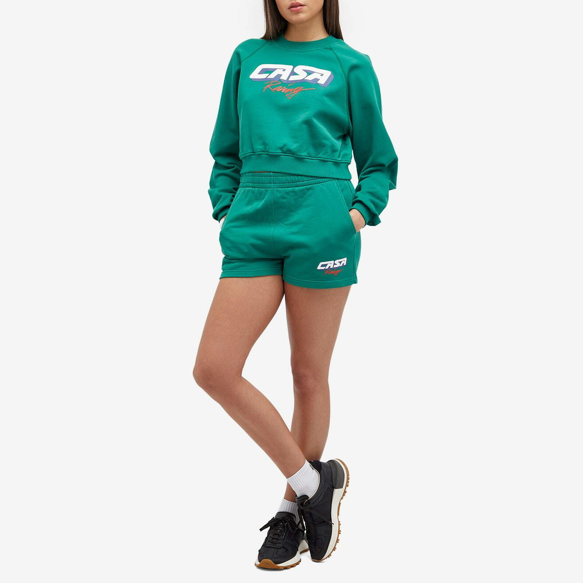 Casablanca Women's Sweat Shorts in Casa Racing