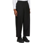 Camiel Fortgens Black Wool Grandpa Pants